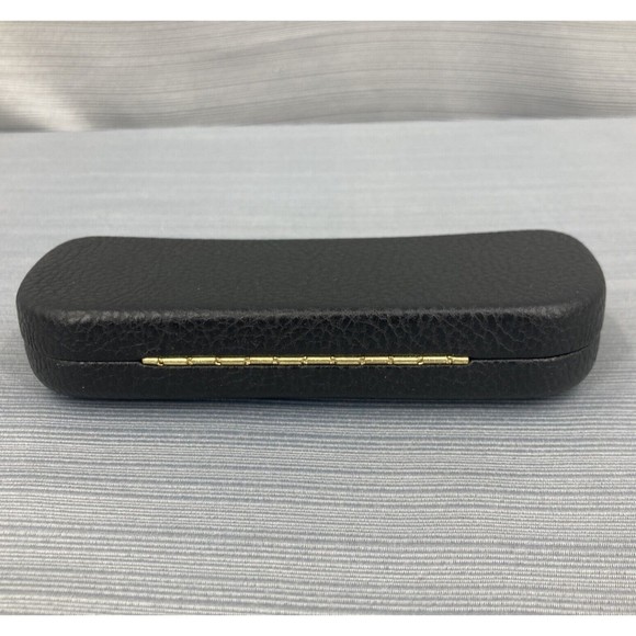 Toscani Pebbled Black Hard Clamshell Eyeglasses Sunglasses Case - Picture 4 of 8